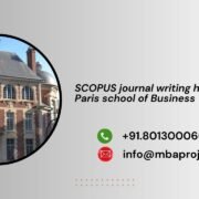 SCOPUS journal writing help in Paris school of Business