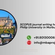SCOPUS journal writing help in Philip University in Murburg
