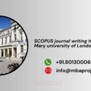 SCOPUS journal writing help in Queen Mary university of London