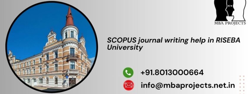 SCOPUS journal writing help in RISEBA University