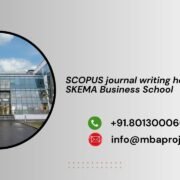 SCOPUS journal writing help in SKEMA Business School