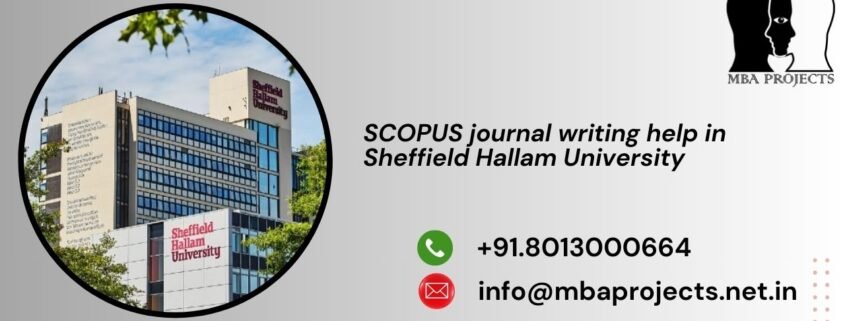 SCOPUS journal writing help in Sheffield Hallam University