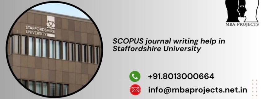 SCOPUS journal writing help in Staffordshire University