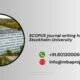 SCOPUS journal writing help in Stockholm University