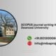 SCOPUS journal writing help in Swansea University