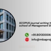 SCOPUS journal writing help in Swiss school of Management Barcelona