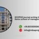 SCOPUS journal writing help in Swiss school of management Madrid