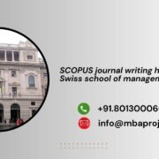 SCOPUS journal writing help in Swiss school of management Rome