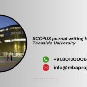 SCOPUS journal writing help in Teesside University