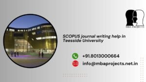 SCOPUS journal writing help in Teesside University