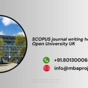 SCOPUS journal writing help in The Open University UK