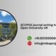 SCOPUS journal writing help in The Open University UK