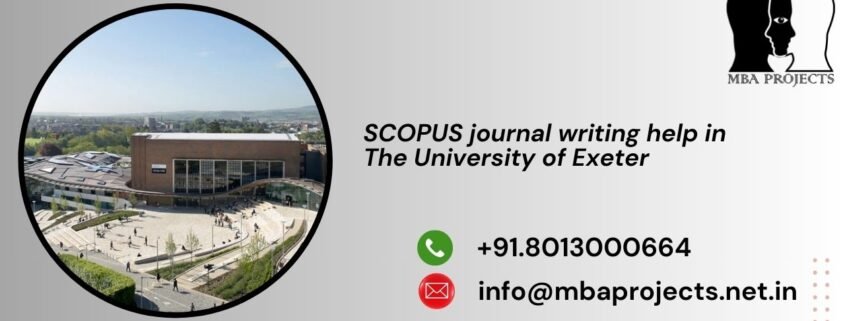 SCOPUS journal writing help in The University of Exeter