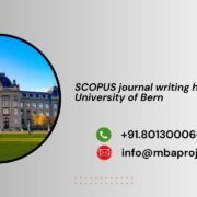 SCOPUS journal writing help in University of Bern
