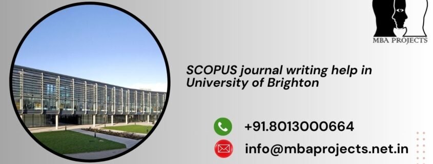 SCOPUS journal writing help in University of Brighton