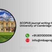 SCOPUS journal writing help in University of Cambridge