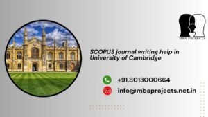 SCOPUS journal writing help in University of Cambridge