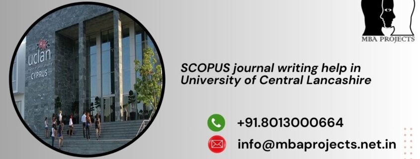 SCOPUS journal writing help in University of Central Lancashire