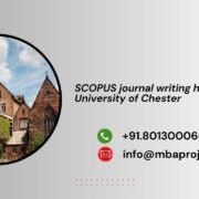 SCOPUS journal writing help in University of Chester