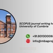 SCOPUS journal writing help in University of Cumbria