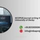 SCOPUS journal writing help in University of Derby
