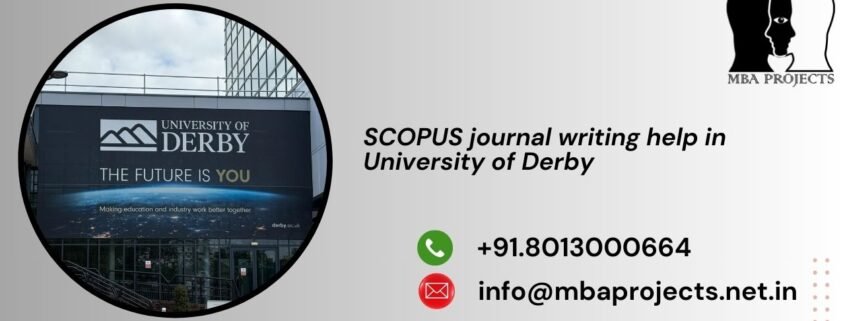 SCOPUS journal writing help in University of Derby