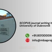 SCOPUS journal writing help in University of Dubrovnik