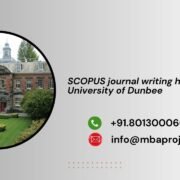 SCOPUS journal writing help in University of Dunbee