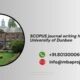 SCOPUS journal writing help in University of Dunbee