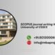 SCOPUS journal writing help in University of ESSEX