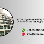 SCOPUS journal writing help in University of East Anglia