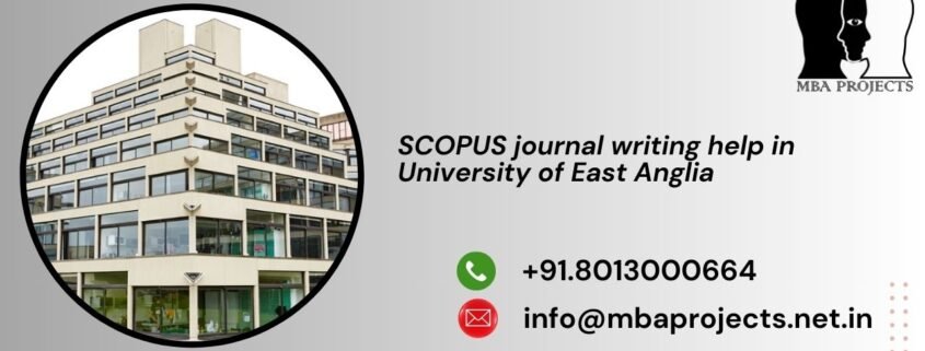 SCOPUS journal writing help in University of East Anglia