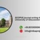 SCOPUS journal writing help in University of Gloucestershire