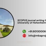 SCOPUS journal writing help in University of Hohenheim