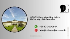 SCOPUS journal writing help in University of Hohenheim
