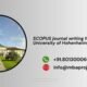 SCOPUS journal writing help in University of Hohenheim