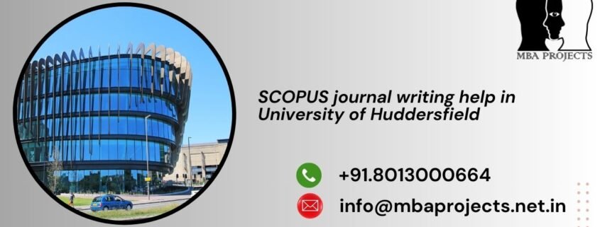SCOPUS journal writing help in University of Huddersfield