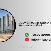SCOPUS journal writing help in University of Kent