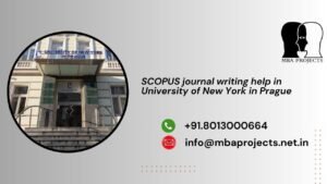 SCOPUS journal writing help in University of New York in Prague
