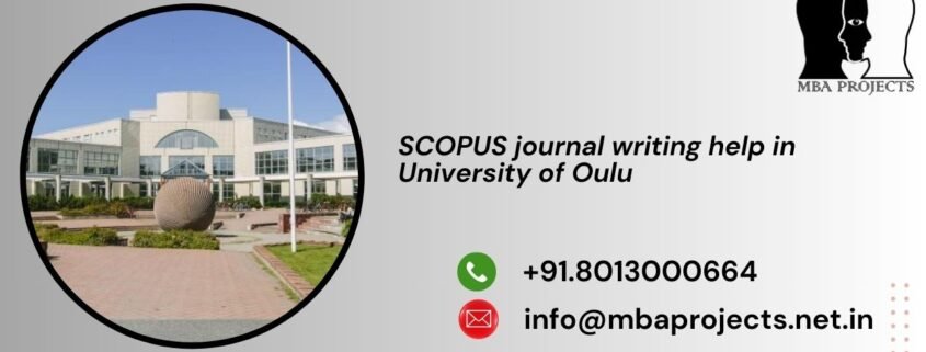 SCOPUS journal writing help in University of Oulu