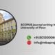 SCOPUS journal writing help in University of Pecs