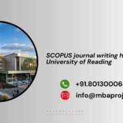 SCOPUS journal writing help in University of Reading