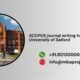 SCOPUS journal writing help in University of Salford