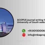 SCOPUS journal writing help in University of South wales