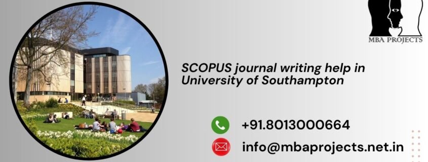 SCOPUS journal writing help in University of Southampton