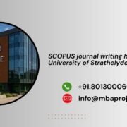 SCOPUS journal writing help in University of Strathclyde