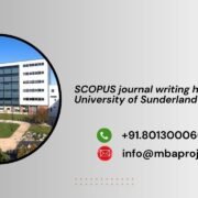 SCOPUS journal writing help in University of Sunderland