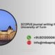 SCOPUS journal writing help in University of Turin