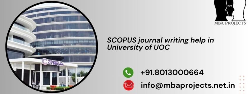 SCOPUS journal writing help in University of UOC