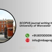 SCOPUS journal writing help in University of Worcester